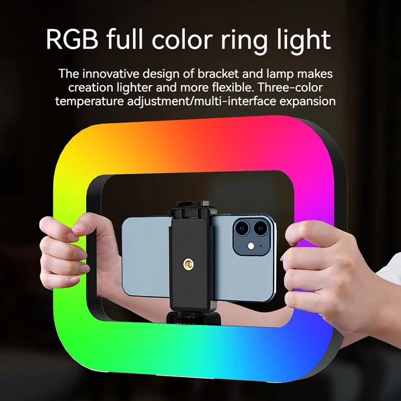 RGB Handheld Ring Fill Light P - Photography Lighting Handheld ulasan dan harga