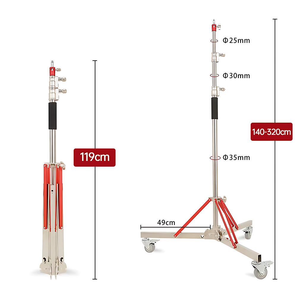 Heavy Duty Light Stand with Ca - Photography Lighting Meter ulasan dan harga