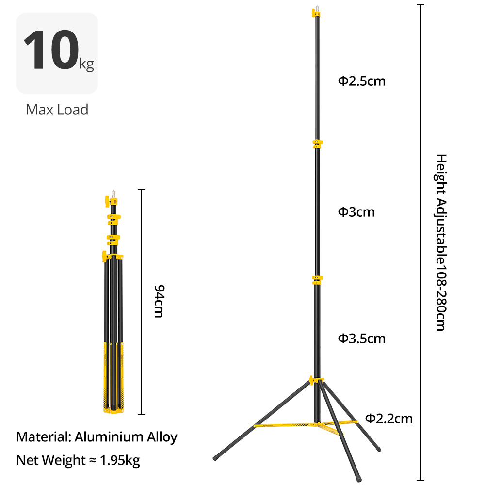 AMBITFUL GM280Y 280cm Professi - Photography Lighting Meter ulasan dan harga