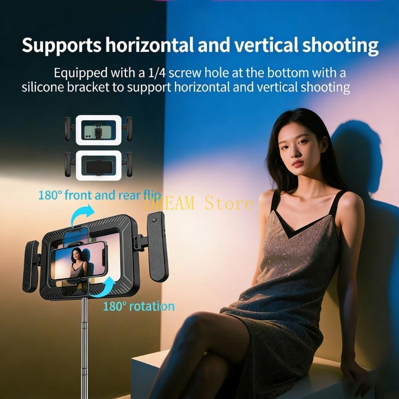 Adjustable Brightness Color Te - Photography Lighting Handheld ulasan dan harga
