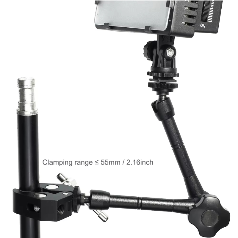 Super Clamp 7/11 Inches Adjust - Photography Lighting Description ulasan dan harga